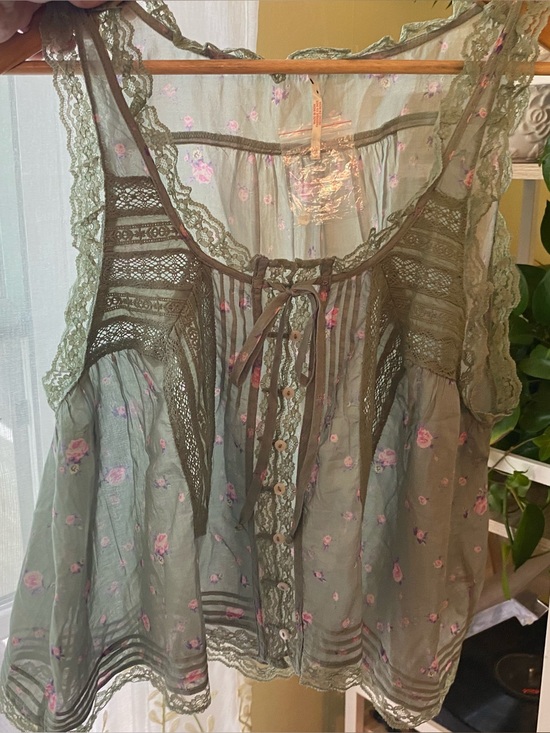 Tops - NWT | Free People Pale Green Blouse